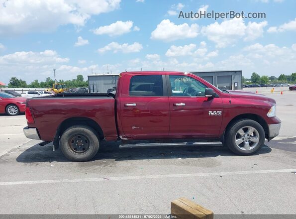 1C6RR7LG8GS411909 2016 RAM 1500 Burgundy Вид задньої частини салону