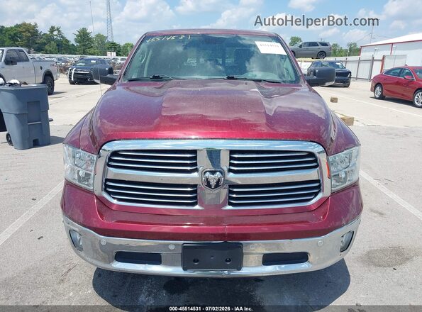 1C6RR7LG8GS411909 2016 RAM 1500 Burgundy Вид щитка приладів