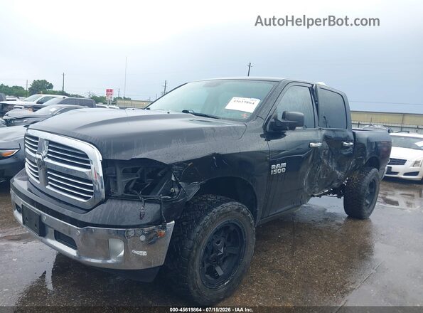 1C6RR7LG9JS268931 2018 RAM 1500 Black Front left