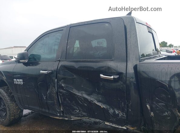 1C6RR7LG9JS268931 2018 RAM 1500 Black Front view