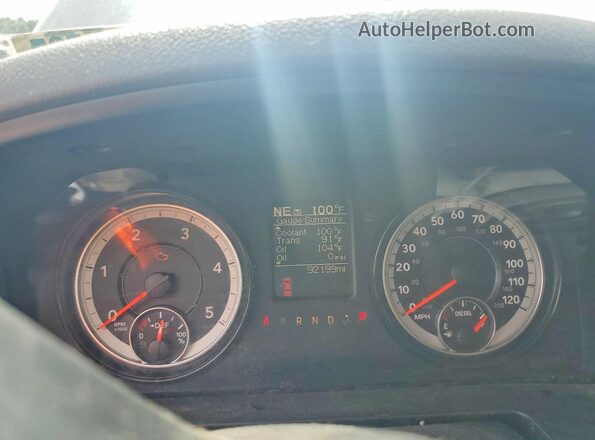 1C6RR7LM0JS346339 2018 RAM 1500 Gray Սարքավորումների վահանակի տեսք