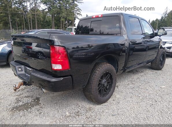 1C6RR7LM0JS353243 2018 RAM 1500 Black Rear right