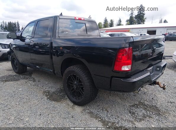 1C6RR7LM0JS353243 2018 RAM 1500 Black Rear left