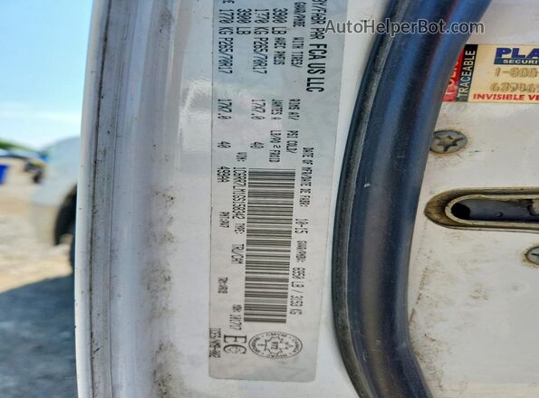 1C6RR7LM1GS158342 2016 RAM 1500 White Widok naklejki z numerem VIN