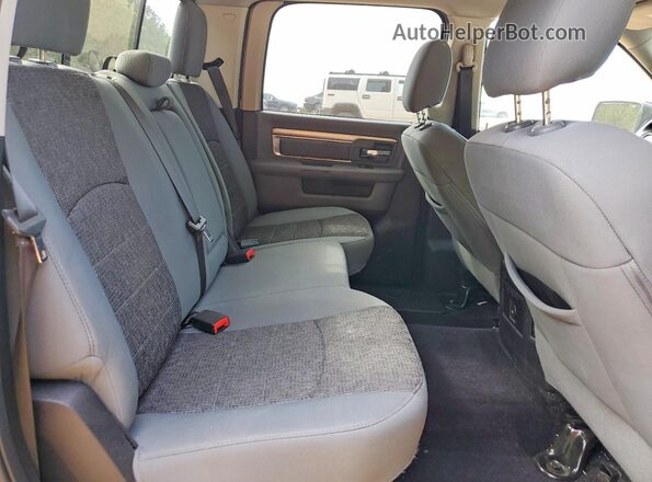 1C6RR7LM3GS105870 2016 RAM 1500 Black უკანა სავარძლების ხედი