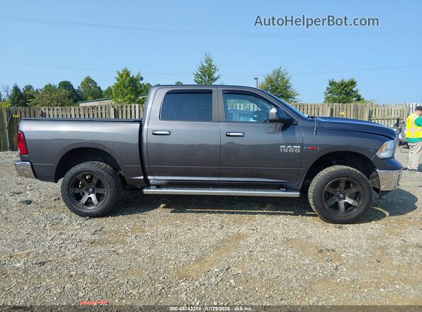 1C6RR7LM3JS338333 2018 RAM 1500 Gray Rear interior view