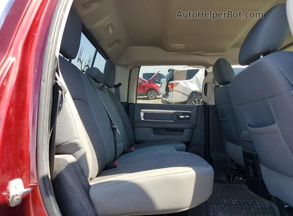 1C6RR7LM5GS272425 2016 RAM 1500 Red Widok tylnych siedzeń