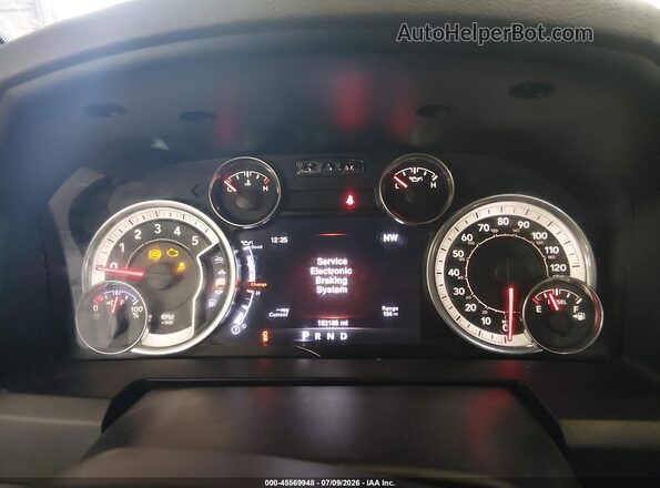 1C6RR7LM6GS392847 2016 RAM 1500 White Rear seats view