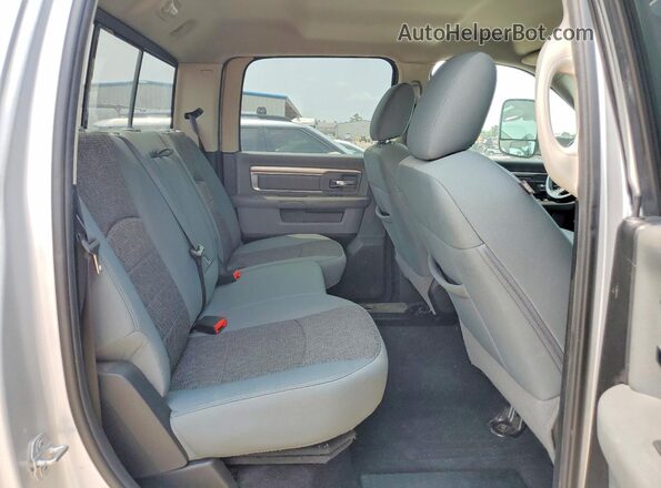 1C6RR7LM7HS872042 2017 RAM 1500 Silver Rear seats view