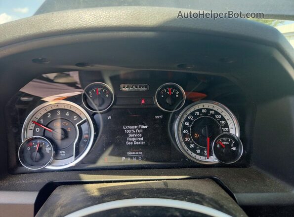 1C6RR7LMXGS239257 2016 RAM 1500 Blue Вид щитка приладів