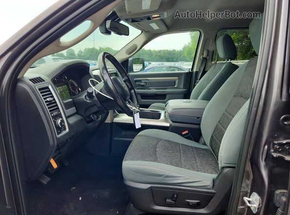 1C6RR7LT0JS284755 2018 RAM 1500 Gray Front interior view