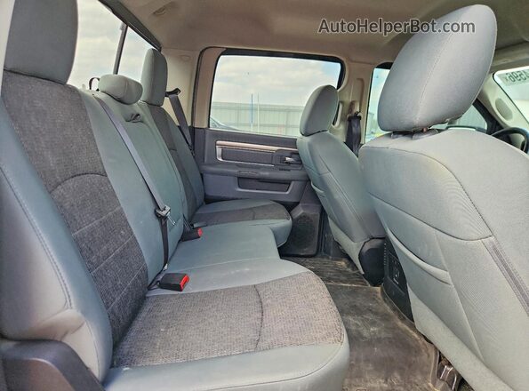 1C6RR7LT1GS138521 2016 RAM 1500 Silver Rear seats view