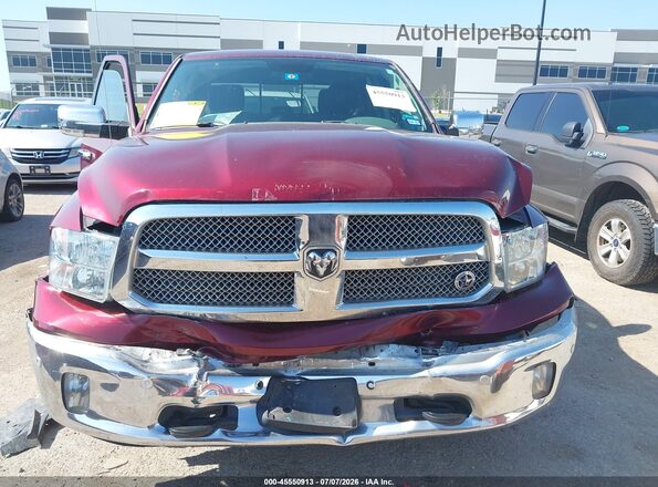 1C6RR7LT2JS137966 2018 RAM 1500 Темно-бордовый Вид щитка приборов