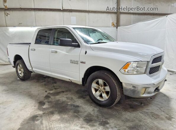1C6RR7LT2JS161507 2018 RAM 1500 White Передня права чверть