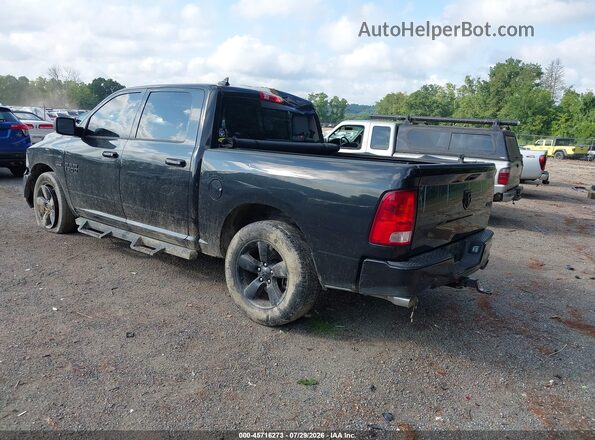 1C6RR7LT2JS337942 2018 RAM 1500 Черный Задняя левая четверть