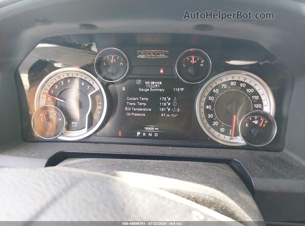 1C6RR7LT3GS318275 2016 RAM 1500 Black Հետևի նստատեղերի տեսք