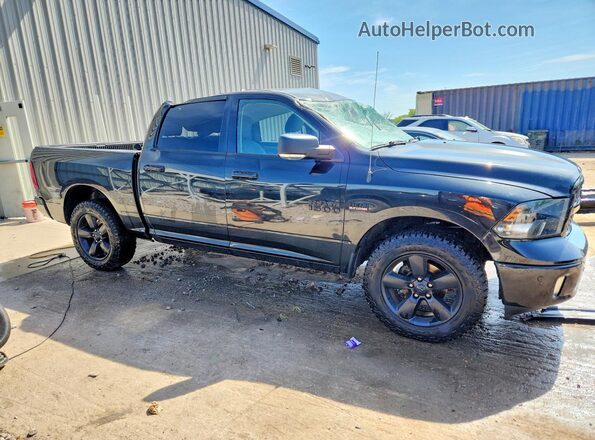 1C6RR7LT3JS237946 2018 RAM 1500 Черный Передняя правая четверть
