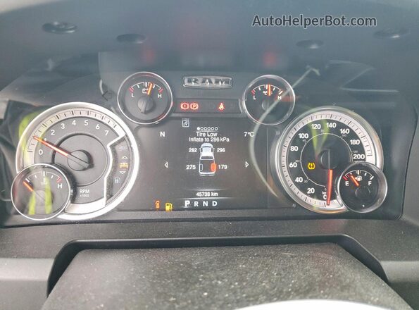 1C6RR7LT3PS582760 2023 RAM 1500 Black Вид щитка приладів
