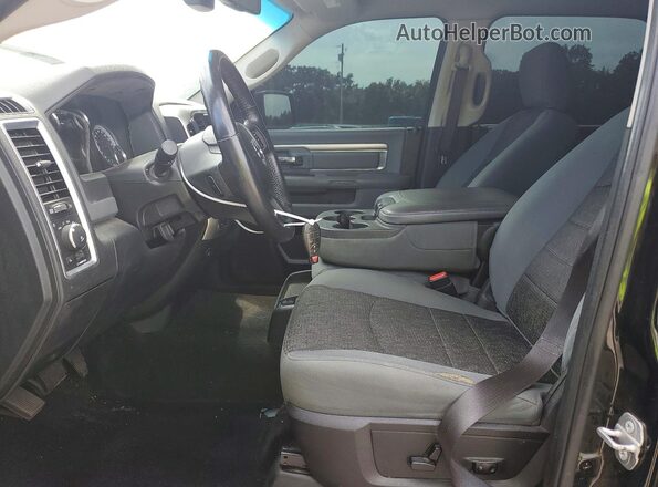1C6RR7LT4GS115847 2016 RAM 1500 Black წინა სალონის ხედი
