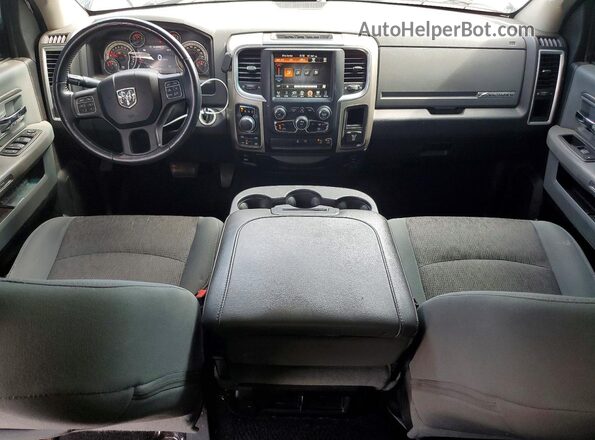 1C6RR7LT4GS115847 2016 RAM 1500 Black წინა პანელის ხედი
