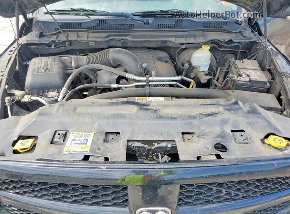 1C6RR7LT4GS115847 2016 RAM 1500 Black უკანა სალონის ხედი