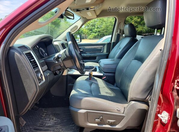 1C6RR7LT4GS422371 2016 RAM 1500 Burgundy წინა სალონის ხედი