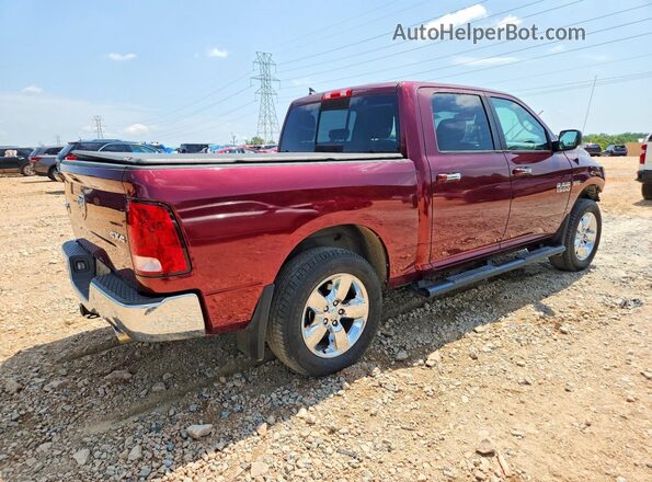 1C6RR7LT4GS422371 2016 RAM 1500 Burgundy უკანა მარჯვენა