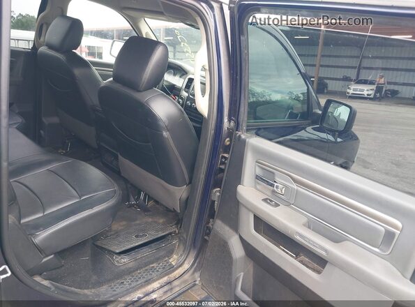 1C6RR7LT4JS250642 2018 RAM 1500 Blue Vista de la etiqueta del VIN