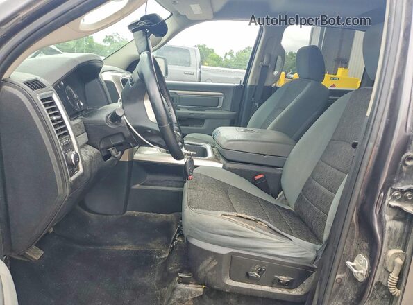1C6RR7LT4JS333214 2018 RAM 1500 Charcoal Front interior view