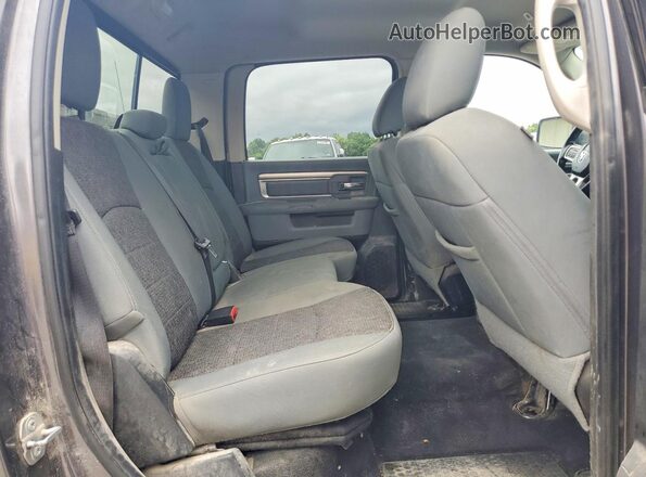 1C6RR7LT4JS333214 2018 RAM 1500 Charcoal Rear seats view