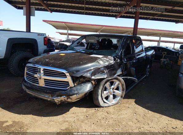 1C6RR7LT5GS274165 2016 RAM 1500 Черный Передняя левая четверть