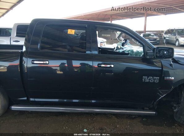 1C6RR7LT5GS274165 2016 RAM 1500 Черный Вид задней части салона