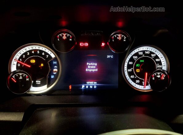 1C6RR7LT5HS685034 2017 RAM 1500 Black Instrument cluster view