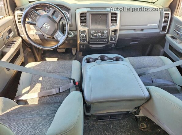 1C6RR7LT5KS708027 2019 RAM 1500 White Dashboard view