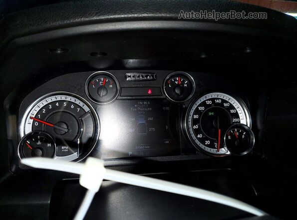 1C6RR7LT6PS520690 2023 RAM 1500 Blue Вид щитка приладів