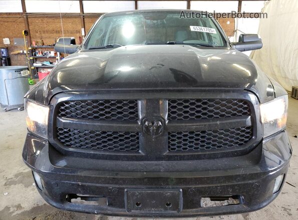 1C6RR7LT7JS126381 2018 RAM 1500 Black წინა ხედი
