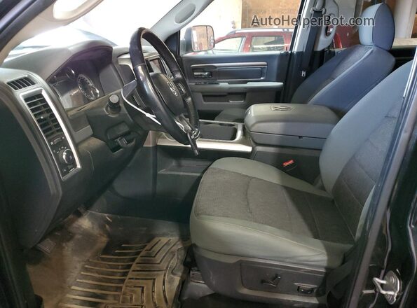 1C6RR7LT7JS126381 2018 RAM 1500 Black წინა სალონის ხედი