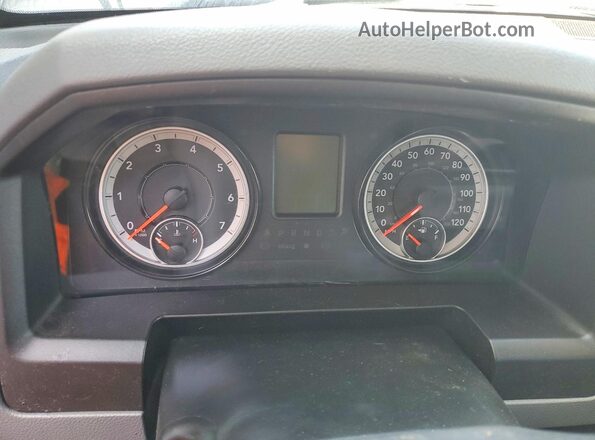 1C6RR7LT7JS344028 2018 RAM 1500 Maroon Instrument cluster view