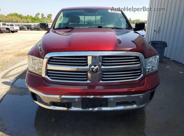 1C6RR7LT7JS344028 2018 RAM 1500 Maroon Front view