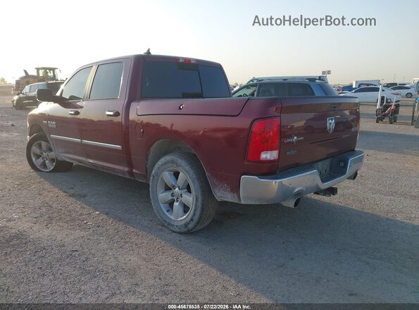 1C6RR7LT8HS627502 2017 RAM 1500 Красный Задняя левая четверть