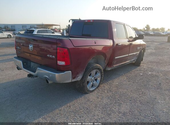 1C6RR7LT8HS627502 2017 RAM 1500 Красный Задняя правая четверть