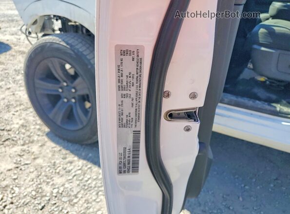 1C6RR7LT9MS505550 2021 RAM 1500 White VIN კოდის სტიკერის ხედი