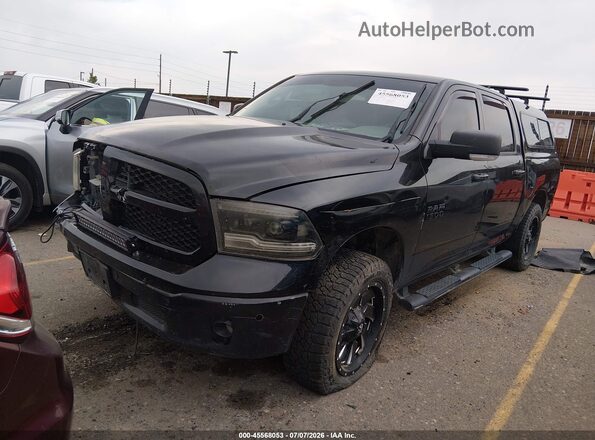 1C6RR7LTXKS569237 2019 RAM 1500 CLASSIC Black Передня ліва чверть