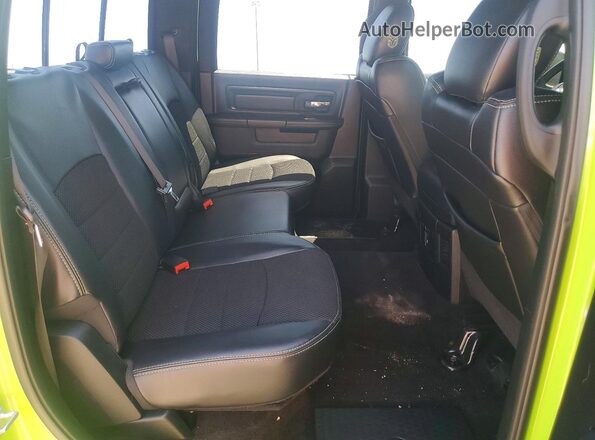 1C6RR7MT0HS753156 2017 RAM 1500 Green Rear seats view