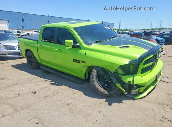 1C6RR7MT0HS753156 2017 RAM 1500 Green Front right