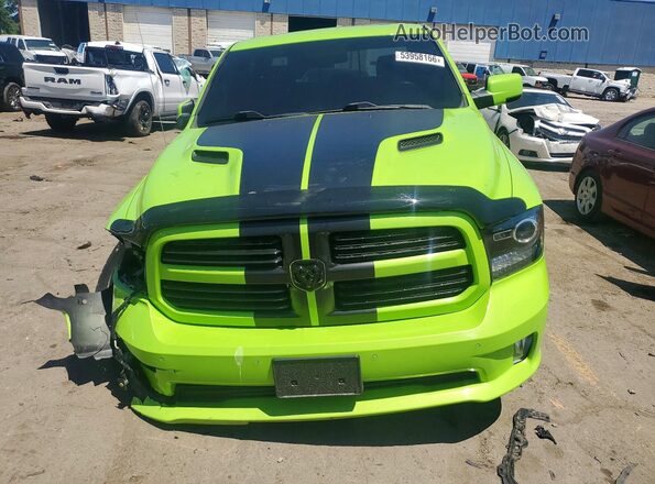 1C6RR7MT0HS753156 2017 RAM 1500 Green Front view