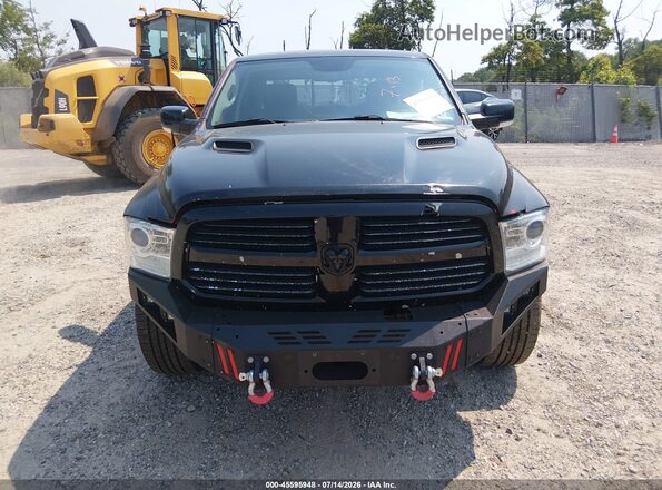 1C6RR7MT1GS235698 2016 RAM 1500 Black Rear interior view
