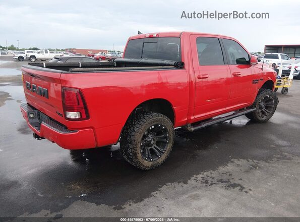 1C6RR7MT1JS152859 2018 RAM 1500 Красный Задняя правая четверть