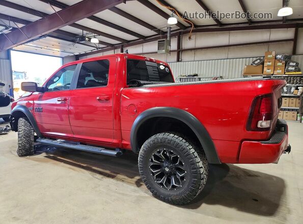 1C6RR7MT2JS109714 2018 RAM 1500 Red Rear left