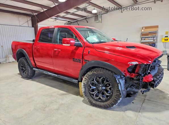 1C6RR7MT2JS109714 2018 RAM 1500 Red Front right